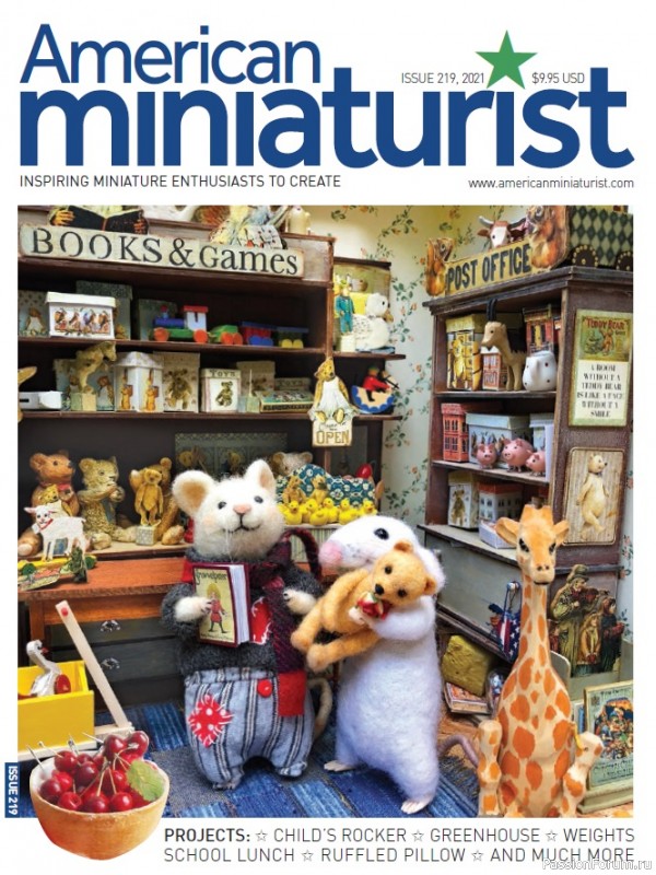 Журнал American miniaturist №219 2021