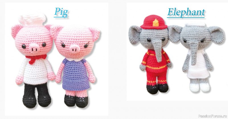 Mix and Match Crochet Animals: Amigurumi Crochet patterns 2020