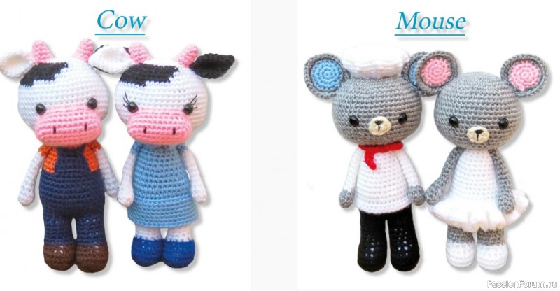 Mix and Match Crochet Animals: Amigurumi Crochet patterns 2020