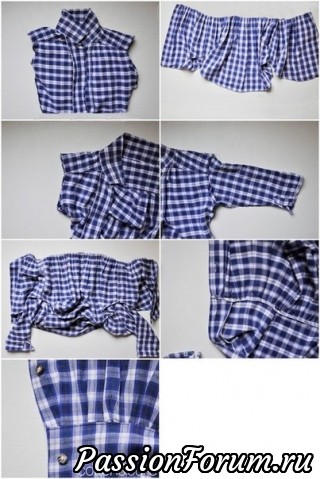 Переделки из мужских рубашек и трикотажных футболок