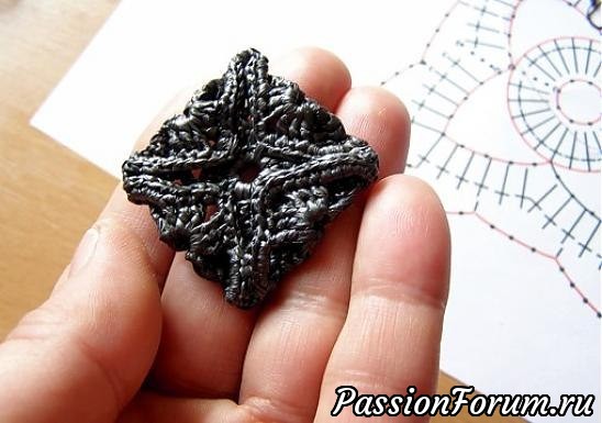 ​Сережки из полиэтиленовых пакетов