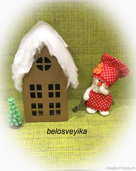 Ещё два снеговика из флиса.