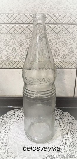 Бутылка в морском стиле. Мини МК