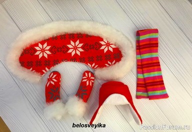 Снеговик с птичкой и скворечником