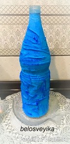 Бутылка в морском стиле. Мини МК