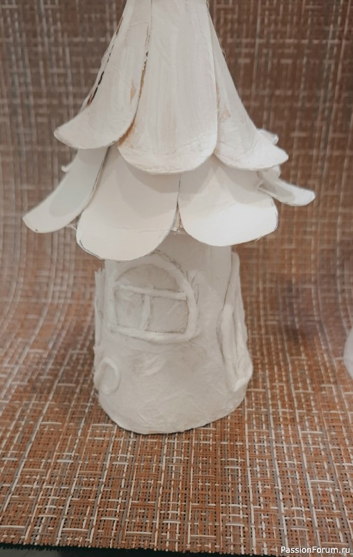 Домики для феи из картона Мой МК