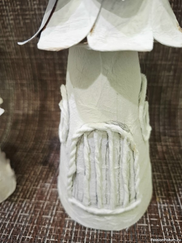 Домики для феи из картона Мой МК