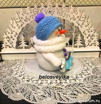 Снеговик без выкройки. МК