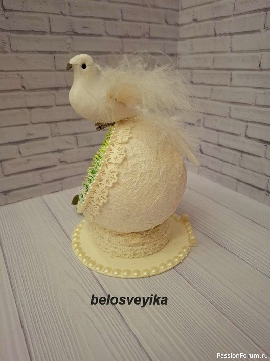 Пасхальная композиция в шаре. МК