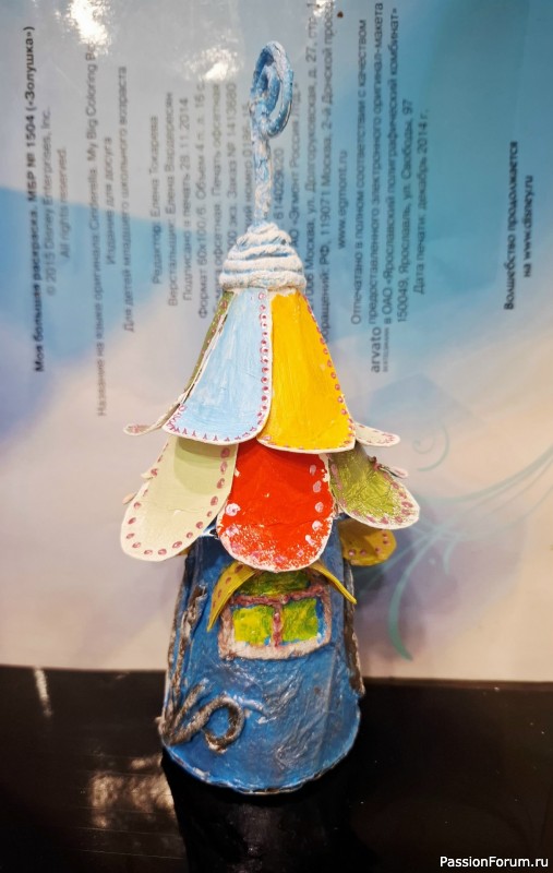 Домики для феи из картона Мой МК