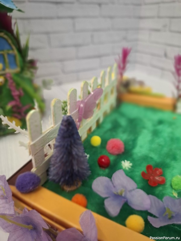 Домики для феи из картона Мой МК