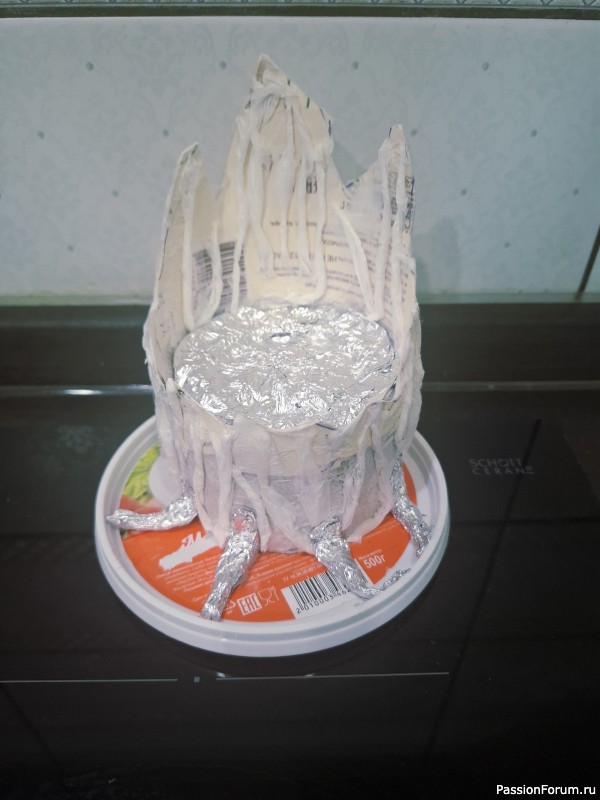 Поделка Гнездо на пеньке