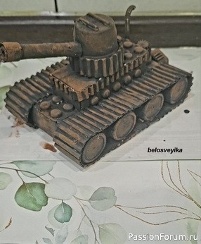 Поделка танк их картона. Мой МК