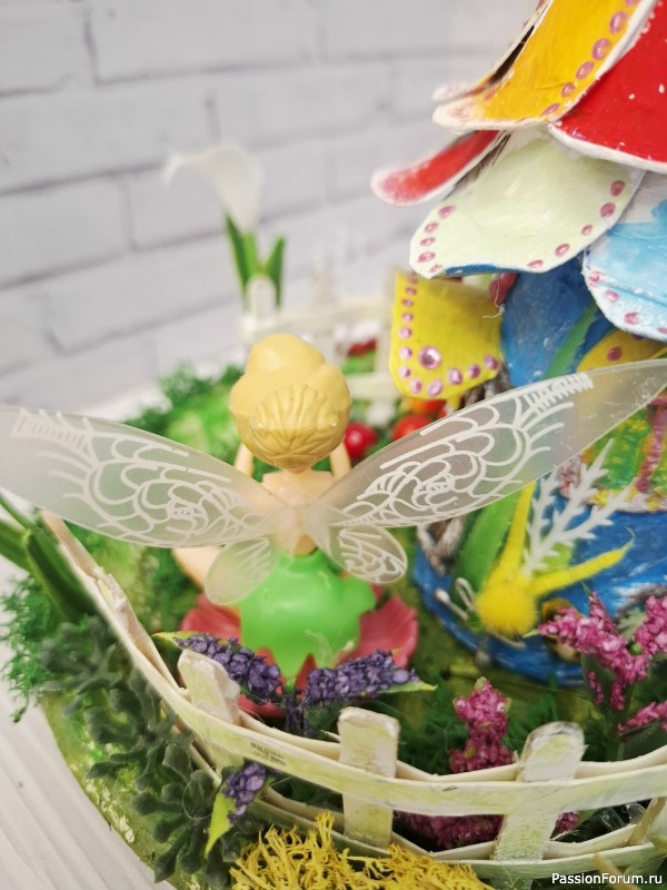 Домики для феи из картона Мой МК