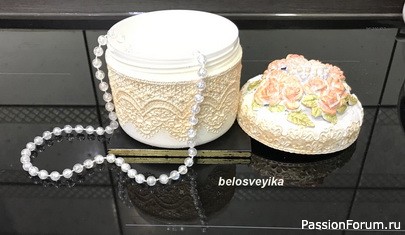 Шкатулка из баночки от крема