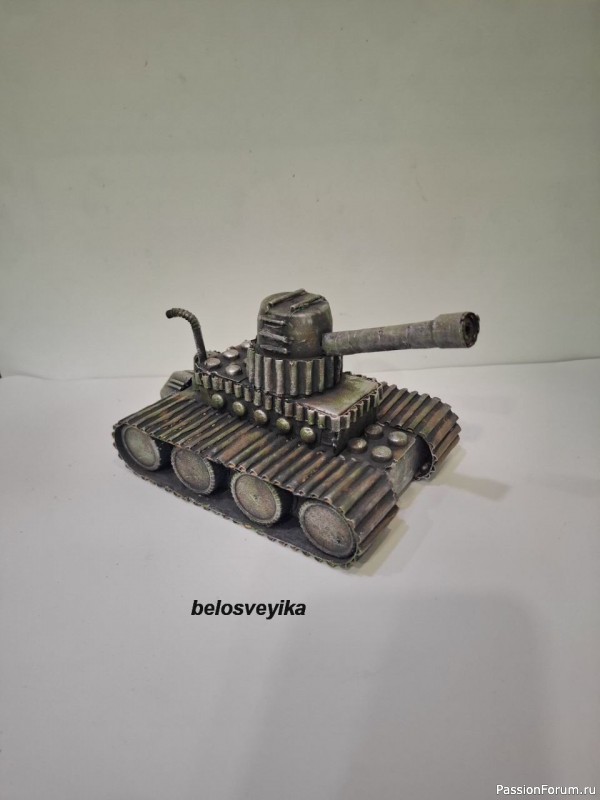 Поделка танк их картона. Мой МК