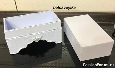 Декор коробки от телефона