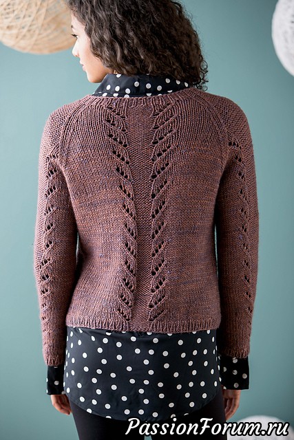 Вязание кардигана Lupinus Cardigan