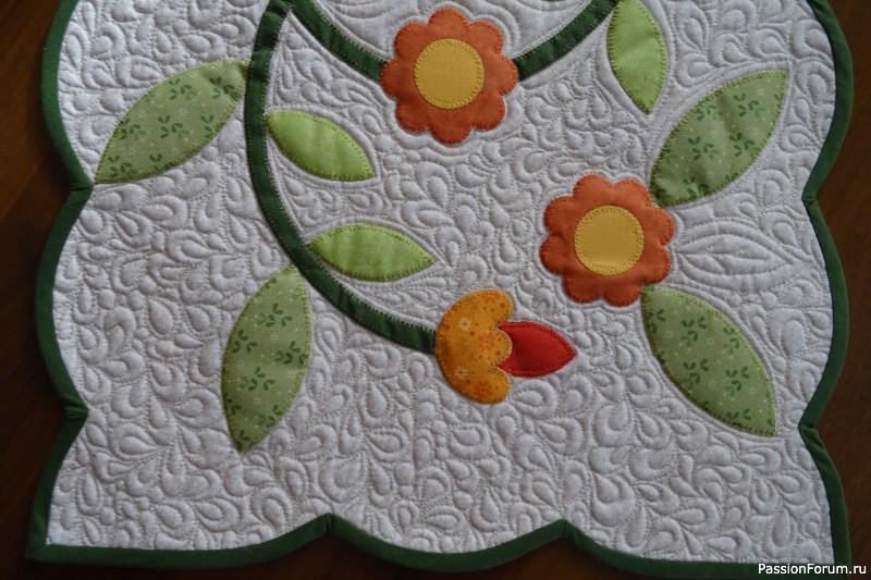 Салфетка "Цветочный хоровод"