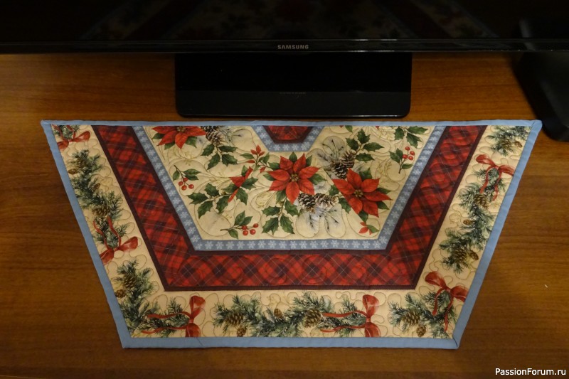 Салфетка из бордюрной ткани