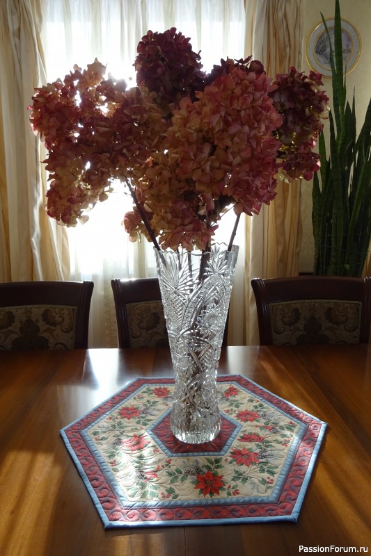 Салфетка из бордюрной ткани