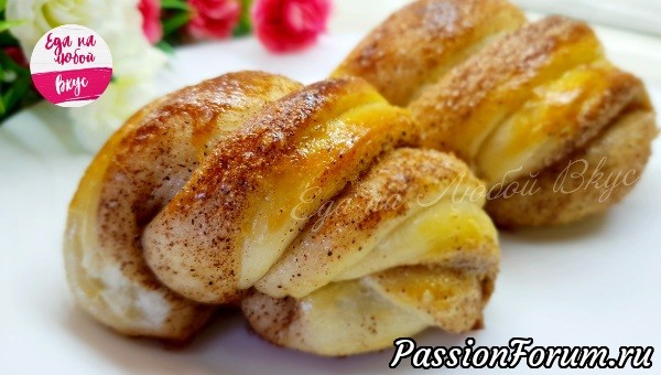 Булочки с корицей и сахаром