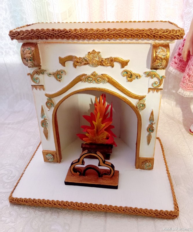 Камин для кукол