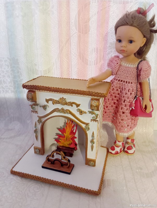 Камин для кукол