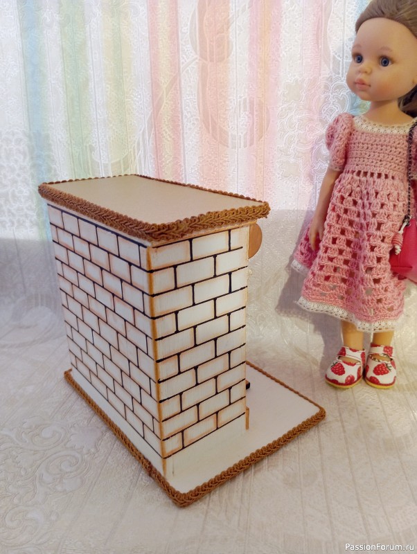 Камин для кукол