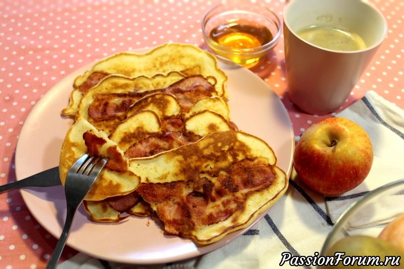 ​Блинчики с беконом
