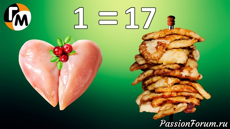 17 отбивных из 1 грудки - СПЕЦПРЕДЛОЖЕНИЕ!