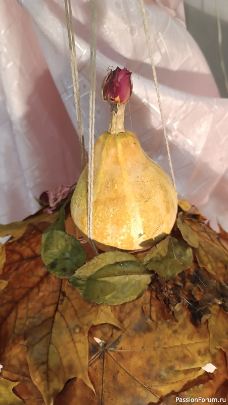 Осенний абажур. Быстро и просто