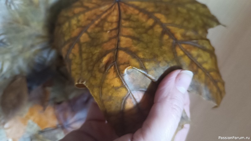 Осенний абажур. Быстро и просто