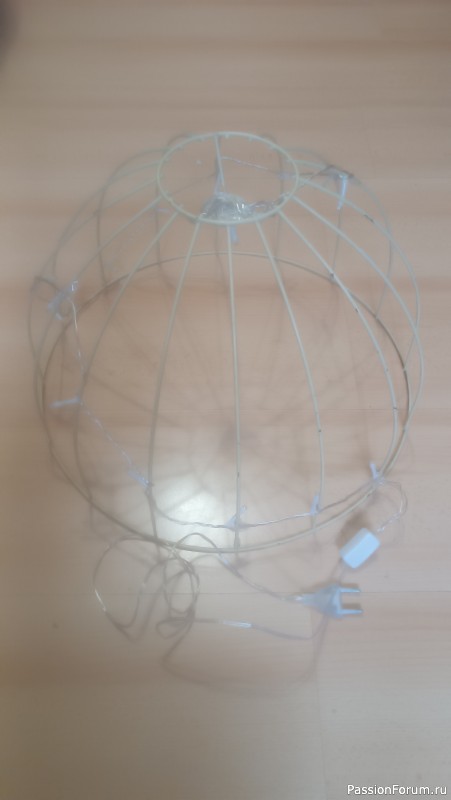 Осенний абажур. Быстро и просто