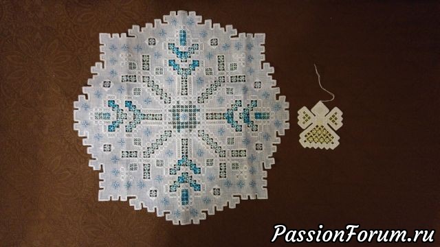 Самый главный, самый чудесный и самый непостижимый для меня подарок это снежинка-салфетка и ангел, вышитые золотыми ручками Онуте! Впервые держу в руках такое чудо и даже представить себе не могу, как можно сотворить такое! Для меня это сродни волшебству!
Онуте, огромное спасибо Вам за это Новогоднее Чудо!!! Самый главный, самый чудесный и самый непостижимый для меня подарок это снежинка-салфетка и ангел, вышитые золотыми ручками Онуте! Впервые держу в руках такое чудо и даже представить себе не могу, как можно сотворить такое! Для меня это сродни волшебству!
Онуте, огромное спасибо Вам за это Новогоднее Чудо!!!