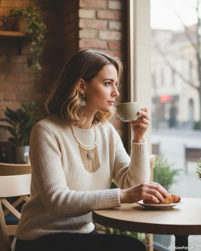 Комплект: колье и серьги