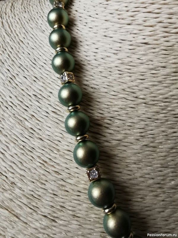 ​Комплект: колье с подвеской и серьги