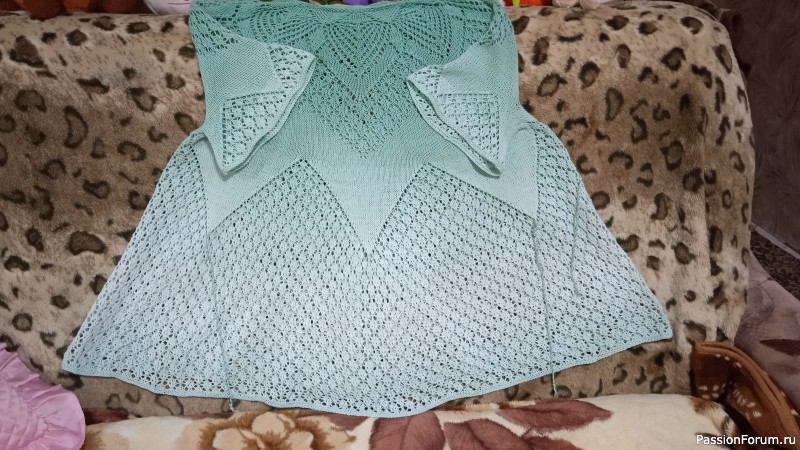 Для любимой Верочки мятные петелечки.