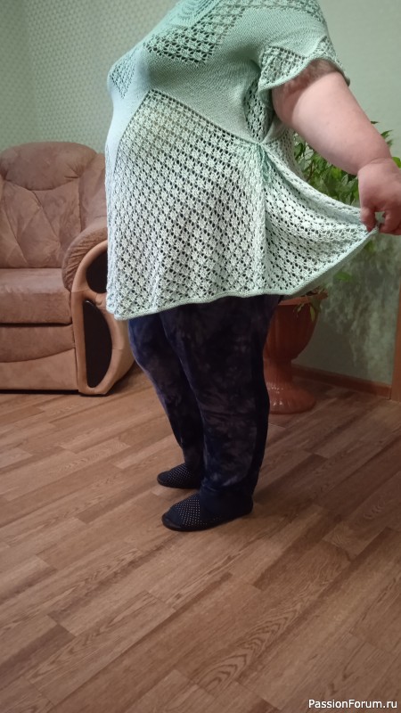 Для любимой Верочки мятные петелечки.