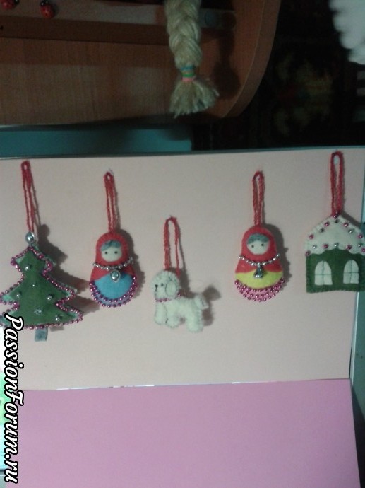 Мои Новогодние фетрушечки Мои Новогодние фетрушечки