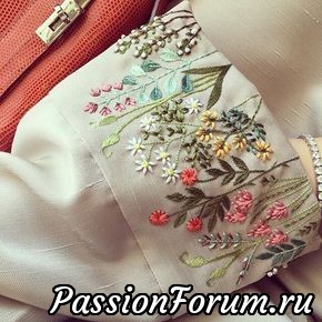Вышивка. Техники, Идеи их интернета.