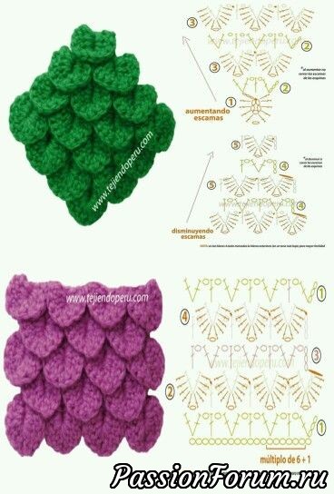 Крючок. Идеи, орнаменты из интернета.