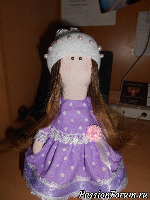 Текстильная куколка Ксюша- лучший подарок