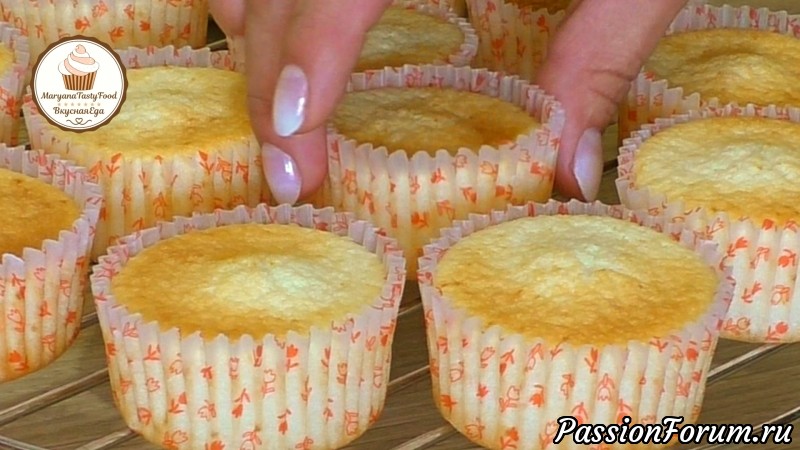 Ванильные Капкейки с Масляным Кремом