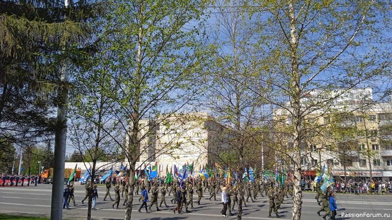 Зарисовки празднования 9 мая в Уфе.