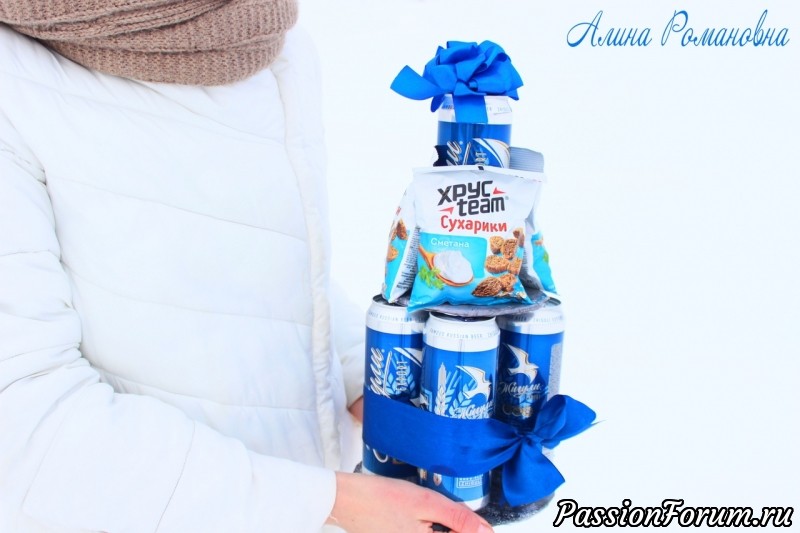 Что подарить мужчине на 23 февраля? ПИВНОЙ ТОРТ!
