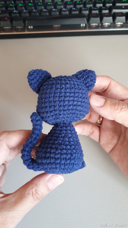 Котенок крючком