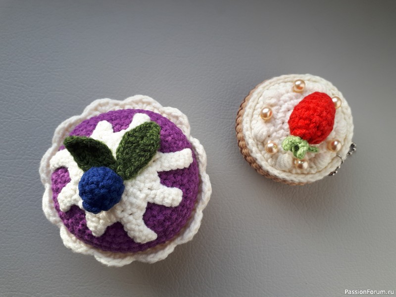 Пирожинки вязаные крючком