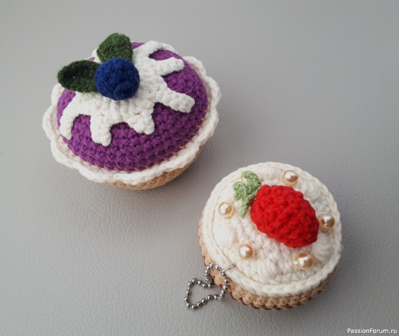 Пирожинки вязаные крючком