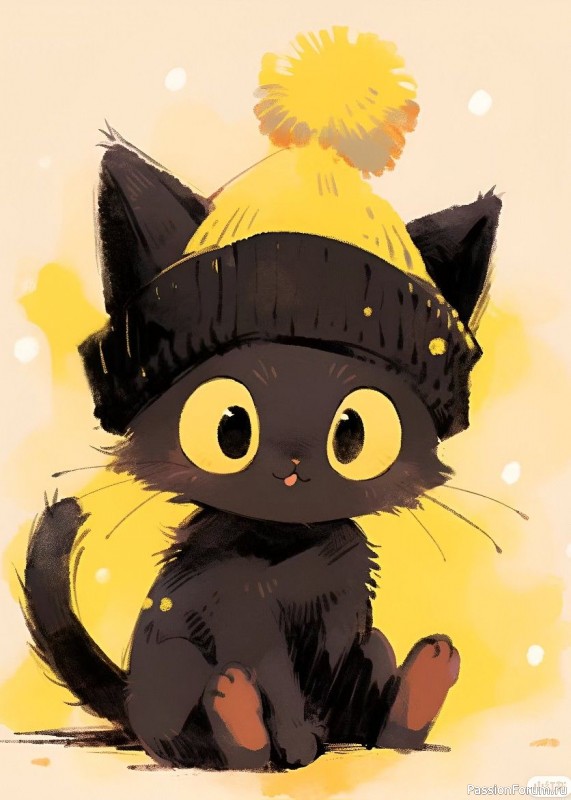 Котенок крючком